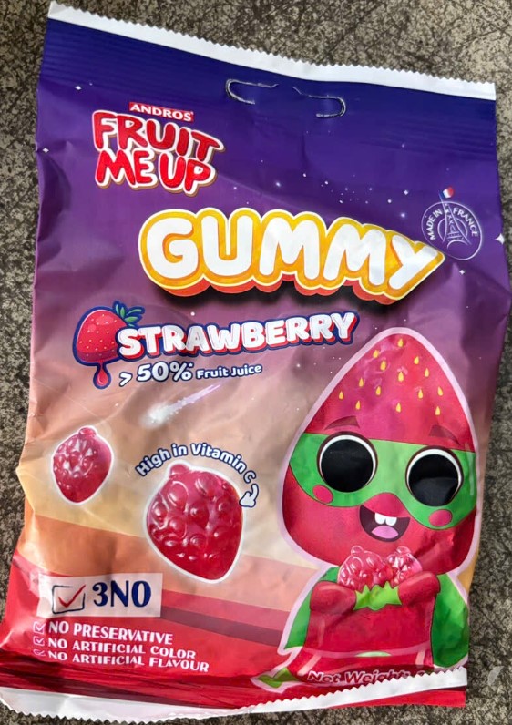 Kẹo dẻo dâu Gummy 80g